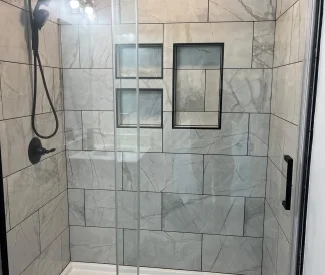cedenos construction shower install